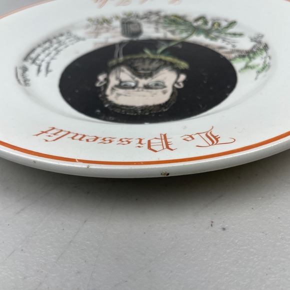 Vintage Alfred Le Petit Plate Le Pissenlit Emile Lola Exposition Universele 1889 - Picture 7 of 12